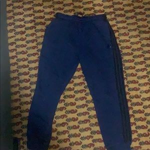 Blue adidas sweatpants XL